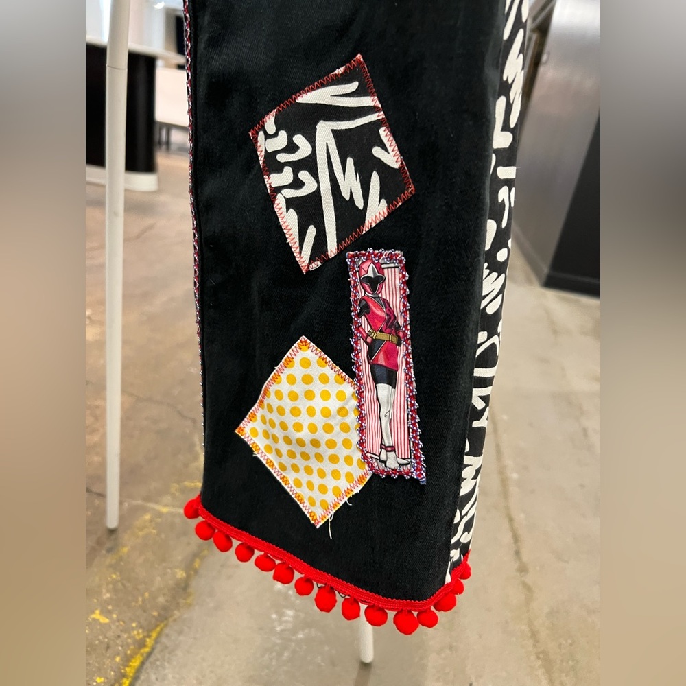 Power Rangers Upcycled Patchwork Collage One Of A… - image 5